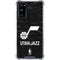 NBA Utah Jazz Black Animal Print Galaxy S20 FE Clear Case